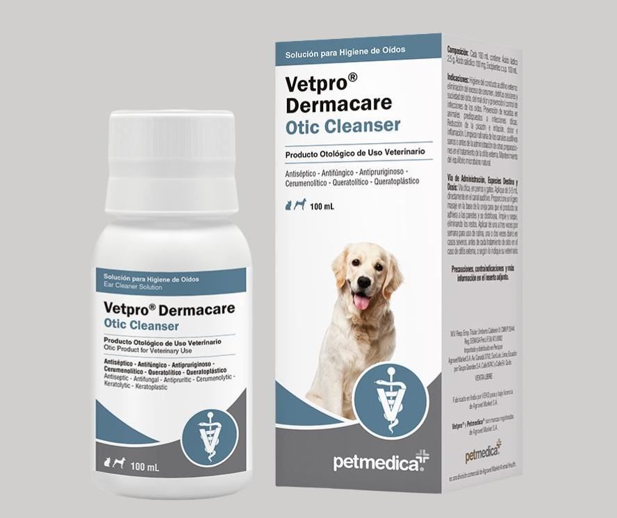 LIMPIADOR OTICO VETPRO DERMACARE OTIC CLEANSER X 100ML